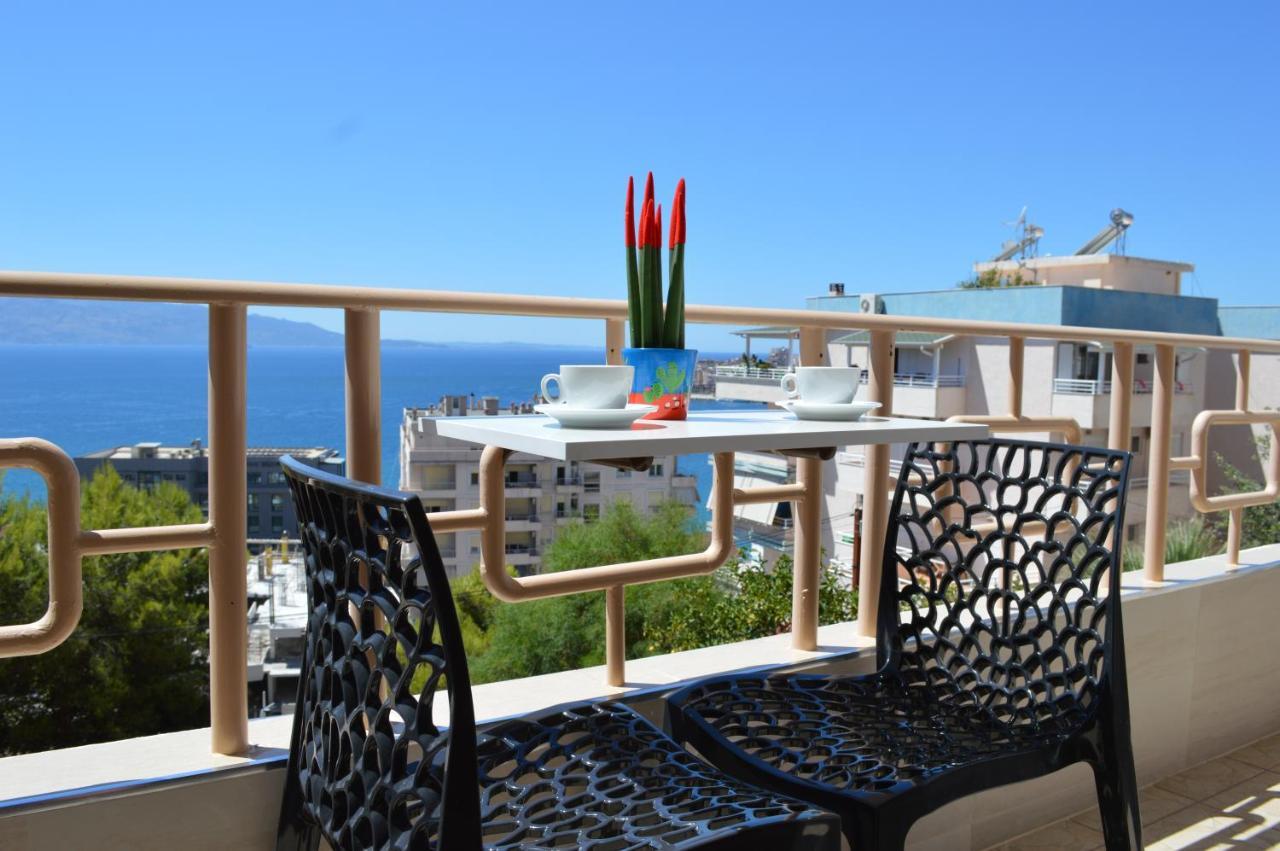 Jericho Rooms Sarande Bagian luar foto