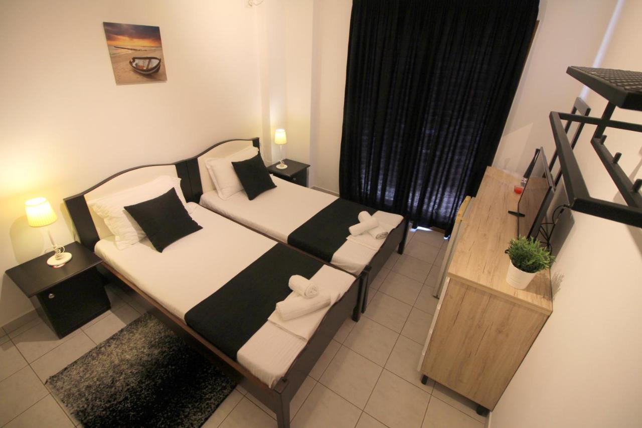 Jericho Rooms Sarande Bagian luar foto