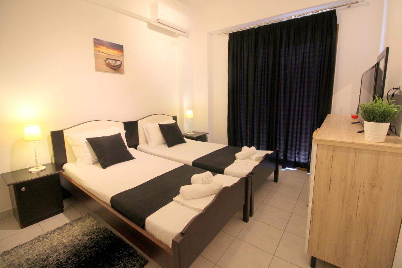 Jericho Rooms Sarande Bagian luar foto